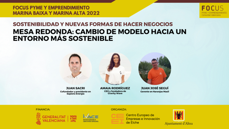 Mesa redonda: Cambio de modelo hacia un entorno m�s sostenible.