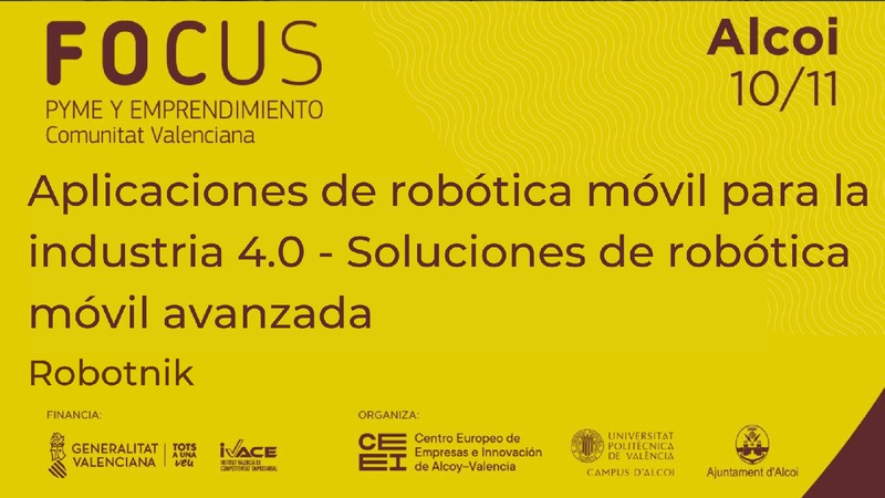Aplicaciones de rob�tica m�vil para la industria 4.0 - Robotnik - FOCUS Rob�tica y digitalizaci�n
