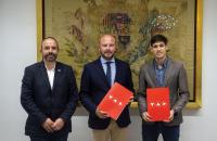 Firma convenio Diputació València y València Activa