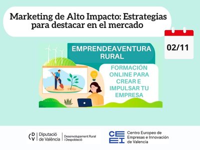 Ponencia marketing de alto impacto: estrategias para destacar en el mercado (Online)