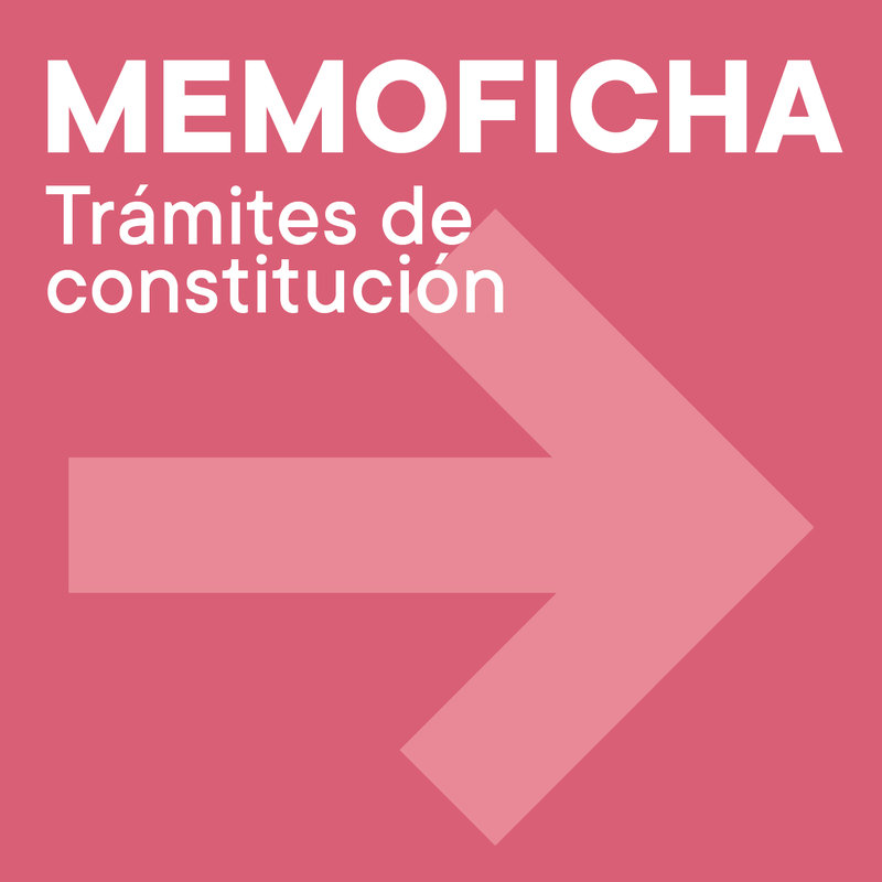 Memofichas B Trámites de constitución