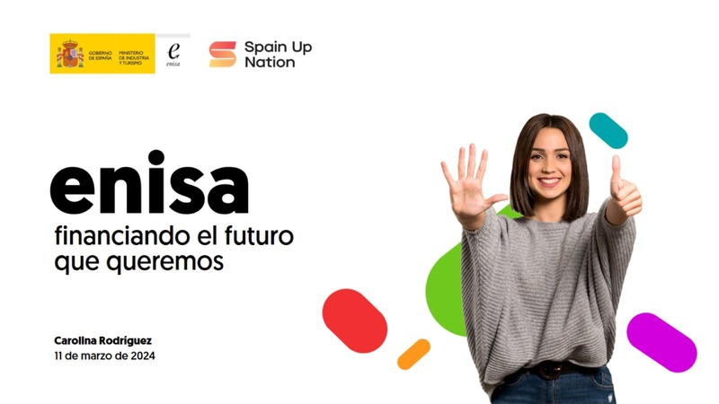 Presentación ENISA "Beneficios de la certificación Startup ENISA" (Portada)