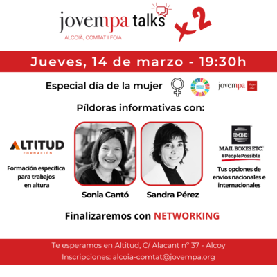 Jovempa Jovempa Talks x 2 con Altitud Formación y Mail Boxes ETC