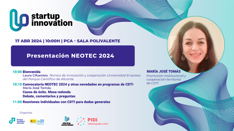 Sesi�n Informativa. NEOTEC | Convocatoria 2024