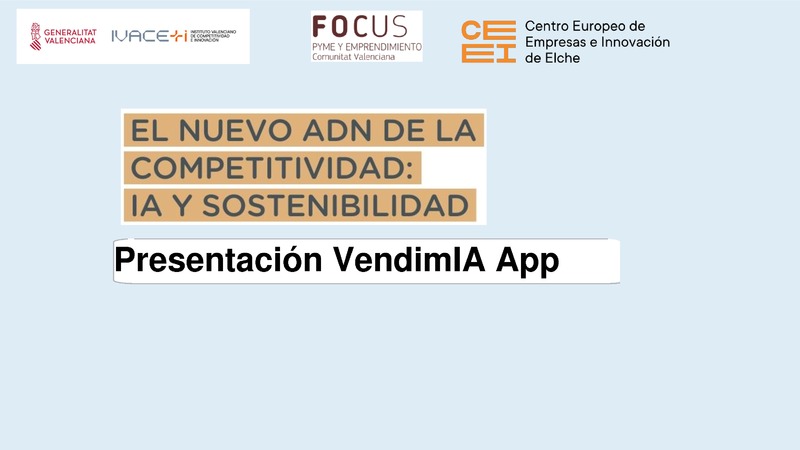 Presentaci�n VemdimIA App (Portada)
