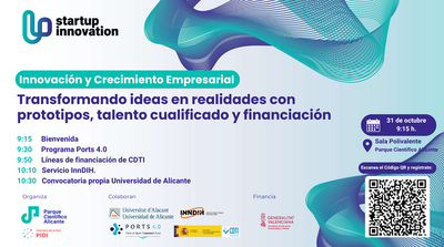 Transformando ideas en realidades con prototipos, talento cualificado y financiación.