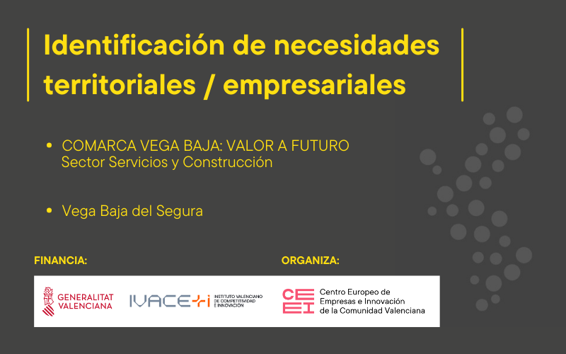 NECESIDADES VEGA BAJA SEC SERV Y