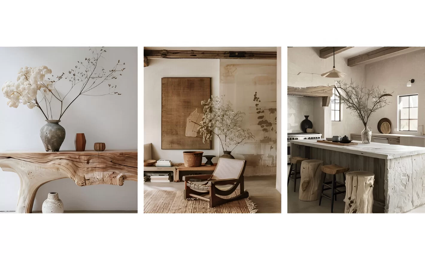 diseño de interior wabi sabi