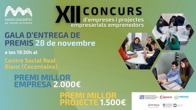 Entrega de premios XII Emprendedores de la Mancomunitat de l'Alcoià i el Comtat