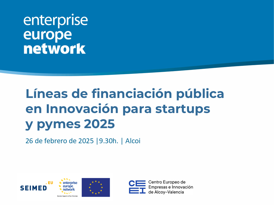Líneas de financiación pública en Innovación para startups y pymes 2025