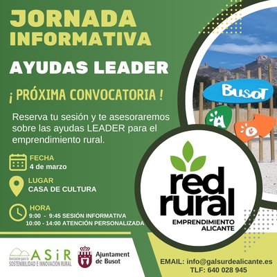 Reuni�n informativa ayudas LEADER