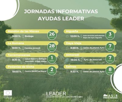 El GAL ASIR organiza varias jornadas informativas sobre las ayudas LEADER
