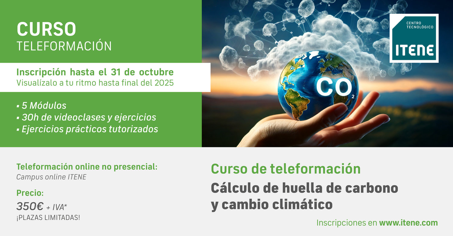 Curso de teleformaci�n � C�lculo de Huella de Carbono 2025