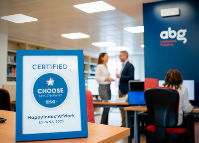 ABG IP obtiene la certificación HappyIndex®AtWork 2025
