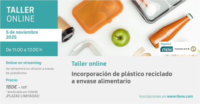 Curso Online – Incorporación de plástico reciclado a envase alimentario