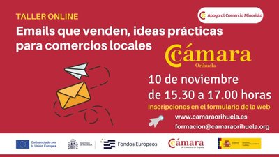 Taller online comercio minorista: Emails que venden, ideas pr�cticas para comercios locales