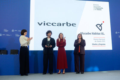 Viccarbe recibe el Premio Nacional de Diseño 2025 en la modalidad de “Diseño y Empresa”