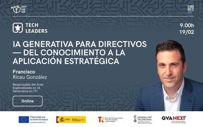IA Generativa para Directivos — del conocimiento a la aplicación estratégica (online)
