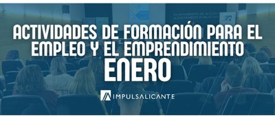 Actividades de formación y emprendimiento de Impulsa Alicante