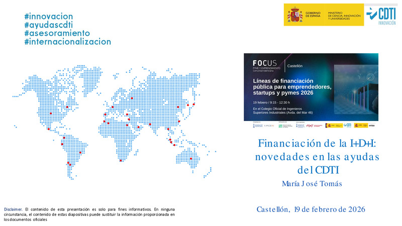 Líneas de financiación CDTI_19 feb 2026