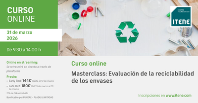 Curso online – Masterclass Evaluación de la reciclabilidad de los envases.