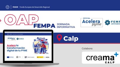 Calp acoge 3 nuevas jornadas Acelera Pyme FEMPA para ganar visibilidad, ordenar la atenci�n al cliente y captar m�s oportunidades