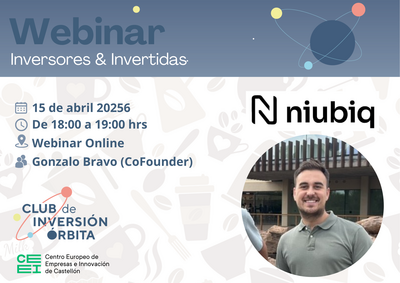 Webinar Inversores & Startups – Club de Inversión Órbita