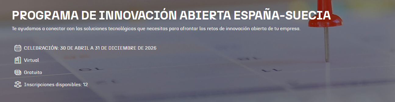 Programa de Innovación Abierta España-Suecia