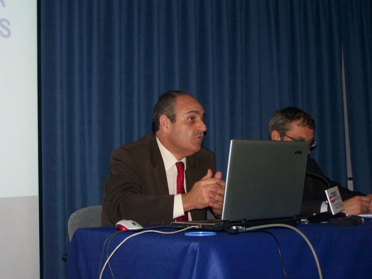 Guillermo Perez, SGR CV, en el foro de financiaci�n del CEEI Valencia, 2008