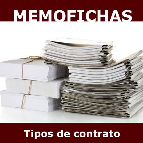 TIPOS CONTRATO memofichas