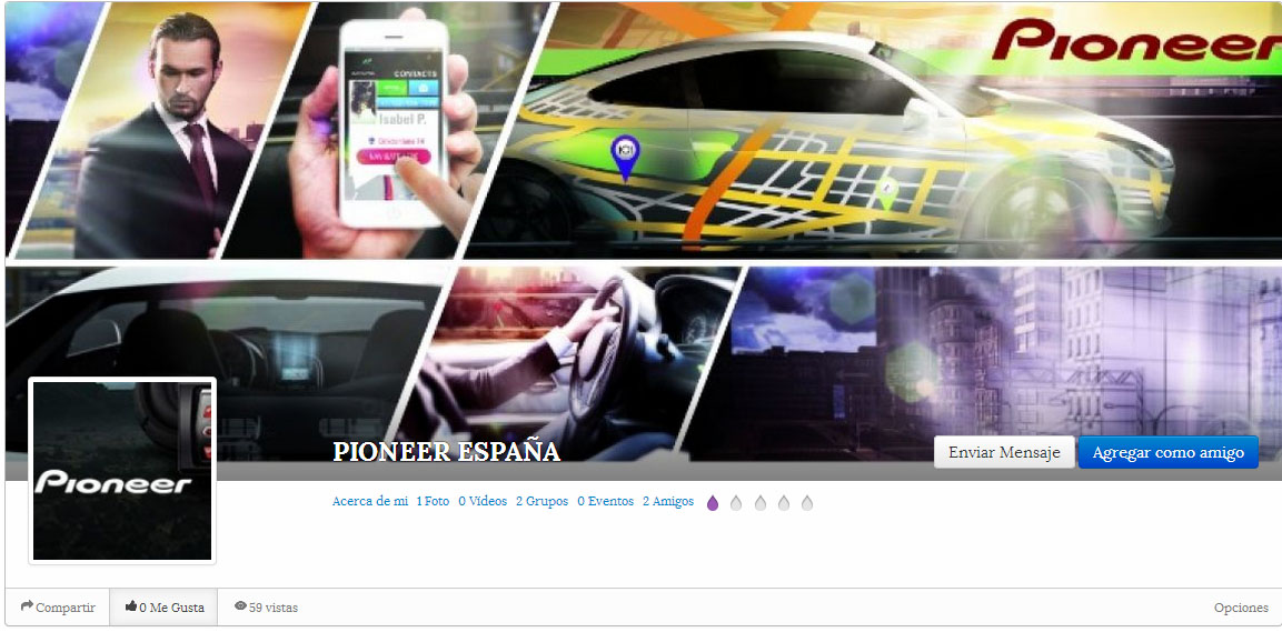 Nuevo usuario, Pioneer España.