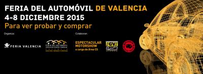 Feria del Automóvil de Valencia del 4 al 8 de Diciembre del 2015