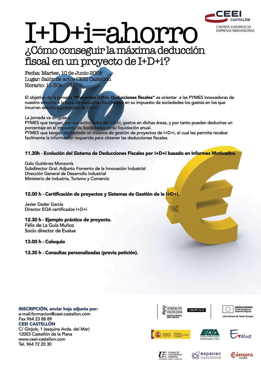 Programa Jornada I+D+i CEEI Castell�n