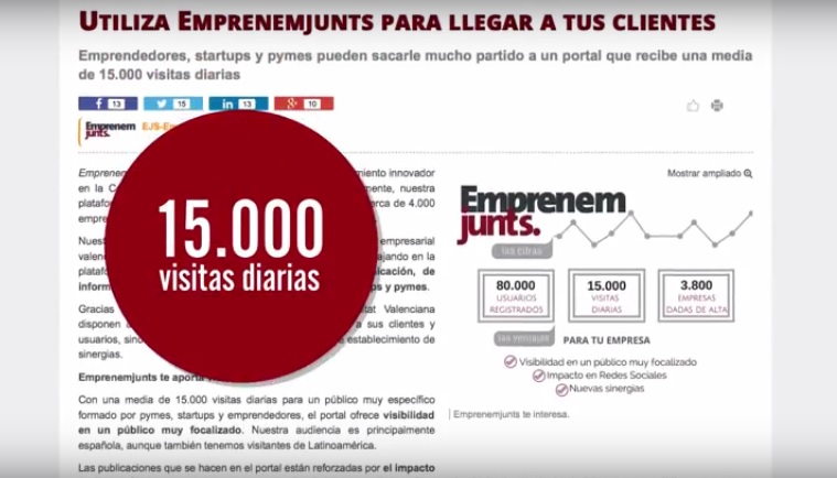 Las visitas a Emprenemjunts