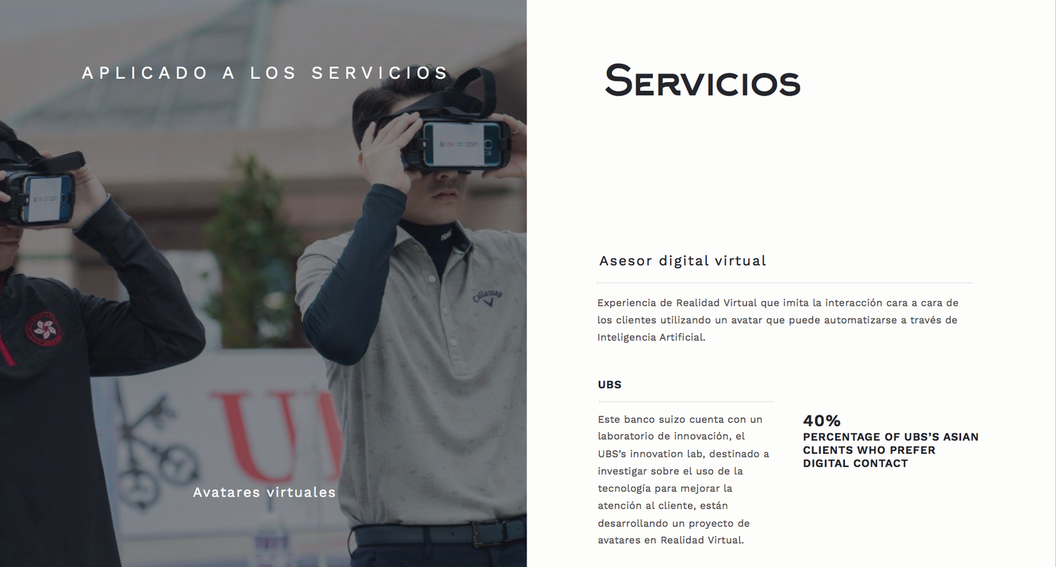 Realidad Virtual en el sector financiero