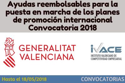 Ayudas reembolsables para la puesta en marcha de los planes de promoci�n internacional