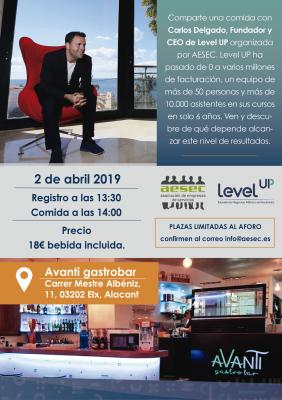 Almuerzo de trabajo con Carlos Delgado