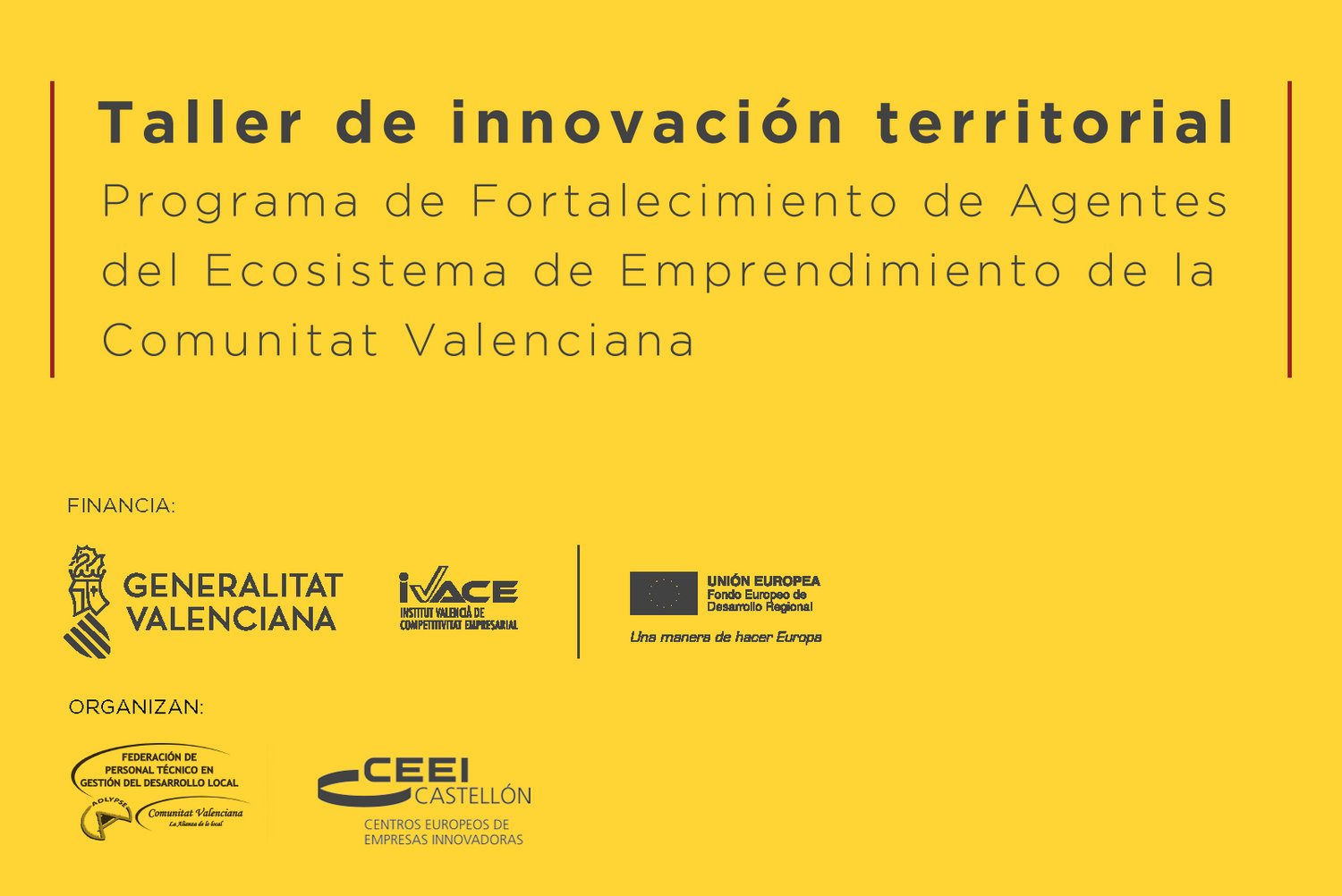 imágen taller innovación territorial