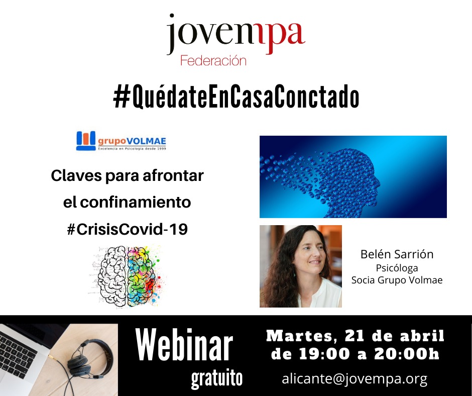 Claves para afrontar el confinamiento  #CrisisCovid-19