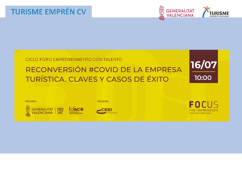 Presentación sesión Reconversión #Covid de la empresa turística. Claves y casos de éxito