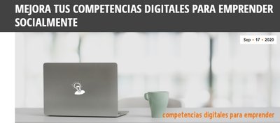 Ciclo Mejora tus competencias digitales para emprender socialmente