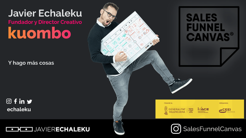 Presentación de Javier Echaleku de Kuombo en la sesión Ecommerce y marketplaces: vender online en tiempos post covid