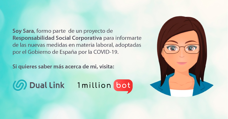 Sara, el primer chatbot que informa sobre normativa laboral aprobada durante la pandemia