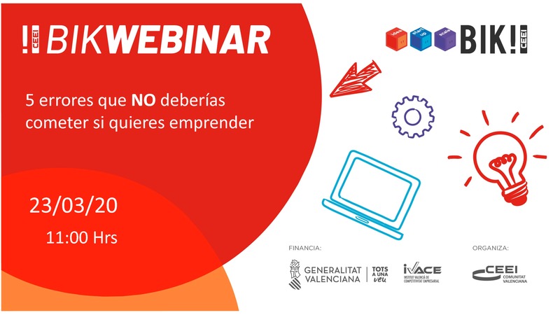 Presentaci�n Webinar Bik Idea: 5 errores que no deber�as cometer si quieres emprender