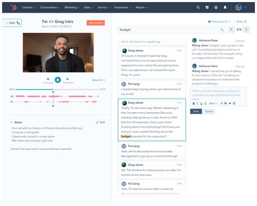 HubSpot anuncia el lanzamiento de Inteligencia Conversacional.
