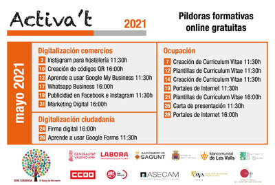 Nuevas p�ldoras del programa Activa't durante el mes de mayo