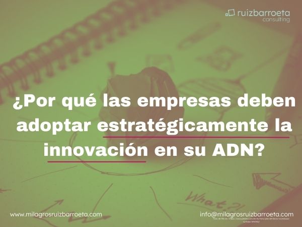 ¿Por qué las empresas deben adoptar estratégicamente la innovación en su ADN? - Ruiz Barroeta Consultoria Estratégica