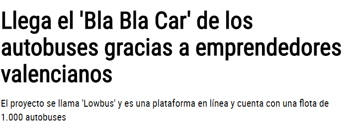 Llega el 'Bla Bla Car' de los autobuses gracias a emprendedores valencianos - Levante-EM