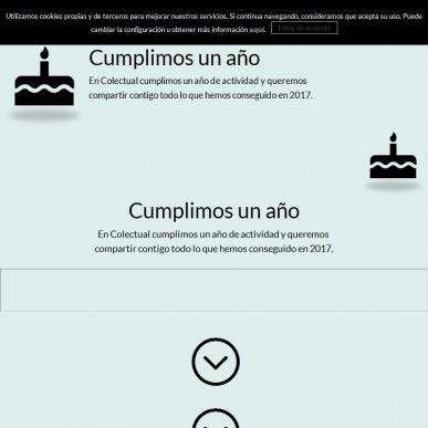 Cumplimos un a�o | Colectual