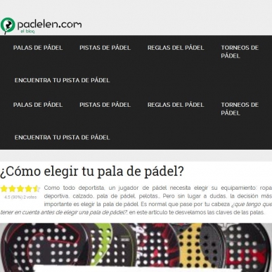 Consejos para comprar la pala de p�del